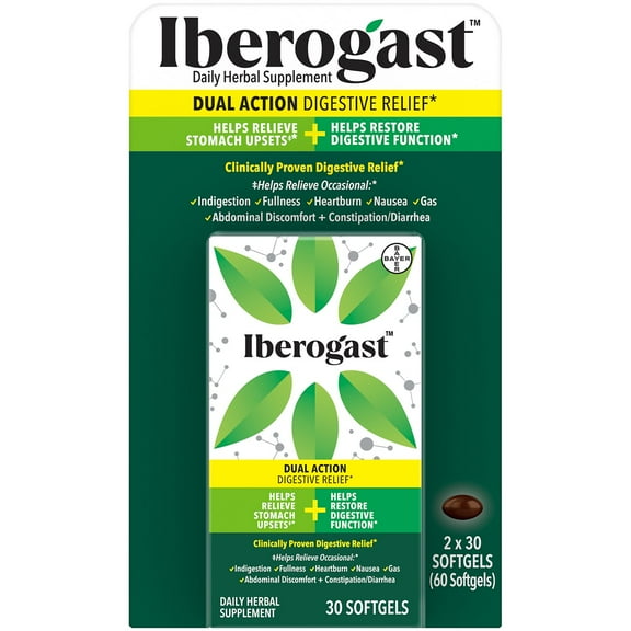 Iberogast Daily Multisymptom Digestive Support Softgels, 60 ct.