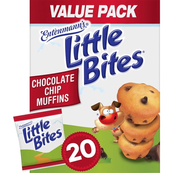 Entenmann's Little Bites Chocolate Chip Muffins, 1.5 oz., 20 pk.