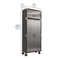 thumbnail image 5 of Seville Classics UltraHD 12-Piece Steel Garage Cabinet Storage Set with Rolling Workbench, 18 Feet Wide, 5 of 18