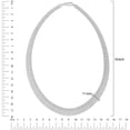 thumbnail image 6 of Graduated Diamond Cut Cleopatra Necklace in Sterling Silver, 6 of 6