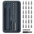 thumbnail image 1 of HOTO 3.6V Electric Screwdriver Tool Kit, Rechargeable, Magnetic Case Lid, 3 Torque Settings, 1500mAh Battery, LED Light, 1 of 11