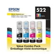 thumbnail image 1 of Epson T522 Black and Color Ink Bottles, Club Pack, 1 of 5