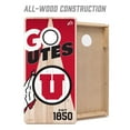 thumbnail image 3 of YouTheFan Utah Utes 2'x4' Cornhole Board Set, 3 of 6