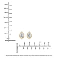 thumbnail image 3 of Lab Created Fancy Cut Diamond Stud Earrings in 14K Gold, 3 of 6