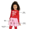 thumbnail image 4 of Counting Daisies Toddler Girls Holiday Tutu Set, 4 of 9
