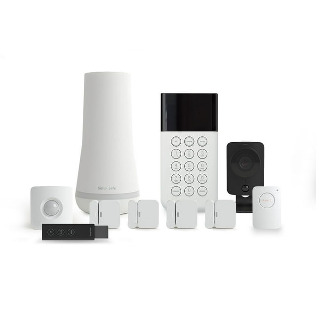 SimpliSafe 10-Piece DIY Home Security Kit with 1080p SimpliCam