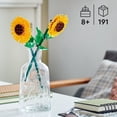 thumbnail image 2 of LEGO Sunflowers Building Toy Set, 191 pc., 2 of 6