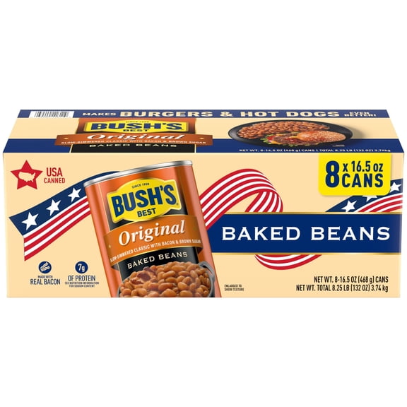 Bush's Original Baked Beans, 16.5 oz, 8 ct.