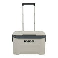 thumbnail image 6 of Igloo Bone White and Gray 60-Quart Sunset Roller Cooler, 6 of 7