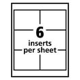 thumbnail image 5 of Avery Pin-Style Badge Holder with Laser/Inkjet Insert, Top Load, 4 x 3, White, 100/Box, 5 of 6