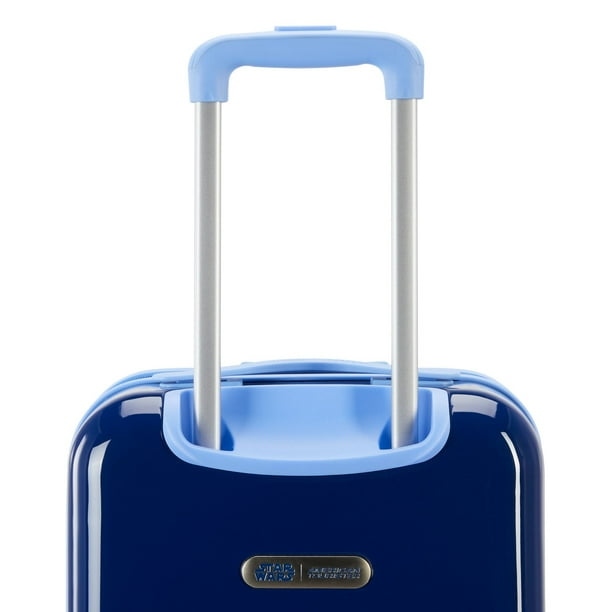 みーくんブルー78cm Disney x American Tourister Kids Spinner Carry On Suitcase