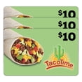 thumbnail image 1 of TacoTime $30 Gift Card Multi Pack, 3 x $10, 1 of 1