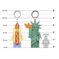thumbnail image 6 of LEGO Hot Dog & Lady Liberty Keychain Lights + Space Sticker, 6 of 6