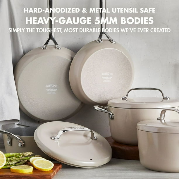 GreenPan 14-Piece GP5 Hand Anodized Ceramic Nonstick Cookware Set