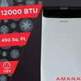 thumbnail image 3 of Amana Portable Air Conditioner with Remote Control in White/Black - Rooms up to 500-Sq. Ft., 3 of 17