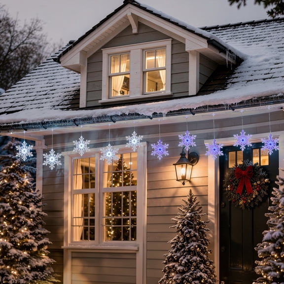 Member's Mark 18' Color Sync Snowflake Lights