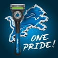 thumbnail image 9 of Gillette Labs NFL Detroit Lions Men's Razor, Handle + 8 Cartridges, 9 of 10