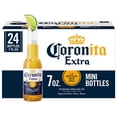 thumbnail image 1 of Corona Extra Coronita Mexican Lager Beer, 7 fl. oz. bottle, 24 pk., 1 of 8