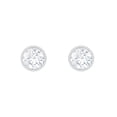 thumbnail image 2 of Lab Created Diamond Earrings in 14K Gold, 2 of 4