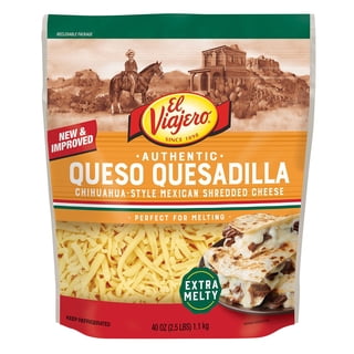 El Viajero Shredded Queso Quesadilla, 2.5 lbs.