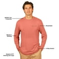 thumbnail image 3 of Reel Life Men's Long Sleeve UV Tee, 3 of 5