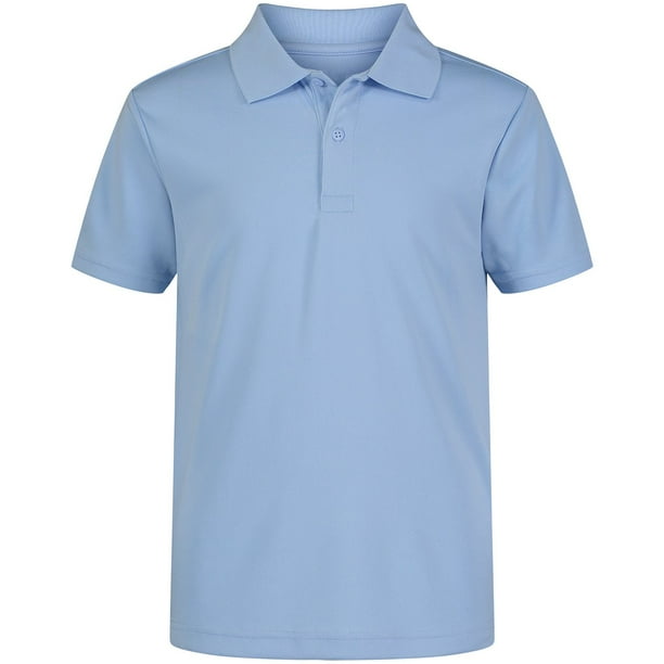 Nautica Boys Short Sleeve Performance Uniform Polo