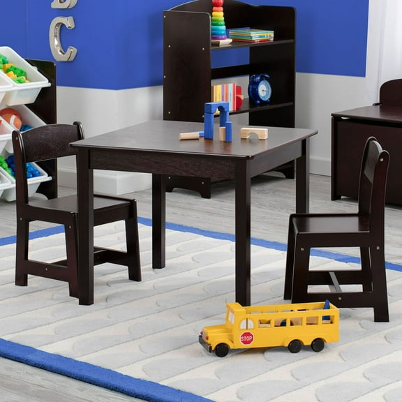 Delta Children MySize Kids' Wood Table and Chair Set - 2 Chairs, Assorted Colors