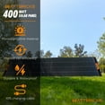 thumbnail image 3 of 7,200 Watt Wattbricks Energy Portable Solar Generator & 400-Watt Portable Solar Panel Bundle, 3 of 9