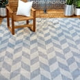 thumbnail image 1 of Nicole Miller New York Patio Country Calla Contemporary Herringbone Indoor/Outdoor Area Rug, 1 of 9