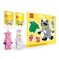 thumbnail image 1 of LEGO Pig & Bunny Keychain Lights + Raccoon Sticker, 1 of 6