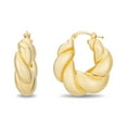 thumbnail image 1 of Neuhardt Bold Twist Earrings in 18K Gold Vermeil, 1 of 7