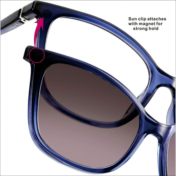 Eyewear For The Earth Magnolia Women's Cat Eye Clip On Replacement