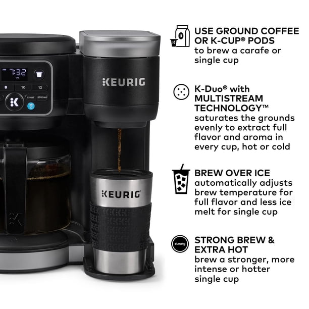 Keurig K-Duo S Bundle Hot & Iced Single Serve & Carafe Coffee