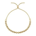 thumbnail image 2 of Diamond Cut Bead Bolo Bracelet in 14K Gold, 2 of 4