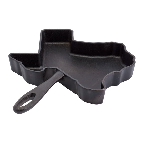 Smith & Clark Texas Pre-Seasoned Cast Iron Skillet, 13"