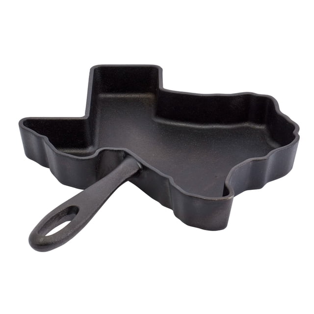 Smith & Clark Texas Pre-Seasoned Cast Iron Skillet, 13"