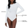 thumbnail image 2 of Edited by Remi Bader Women's Long Sleeve Bodysuit, 2 of 9