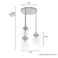 thumbnail image 4 of Hunter Devon Park with Clear Glass Ceiling Light Fixture, 4 of 9