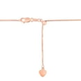thumbnail image 2 of Adjustable Box Link Chain Necklace in 14K Gold, 0.70mm, 2 of 4