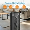 thumbnail image 4 of Midea 1500W 30" Smart Tower Heater with Wi-Fi App and Voice Remote Control, 4 of 9