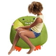 thumbnail image 1 of Posh Creations Dinosaur Bean Bag Chair for Kids, 1 of 6