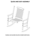 thumbnail image 8 of Member's Mark Teak Porch Rocker, 8 of 8
