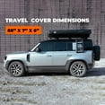 thumbnail image 5 of BeneHike 270° Freestanding Batwing Vehicle Mounted Waterproof Awning in Metallic Midnight Grey Providing Instant Coverage, 8.2ft, 5 of 13
