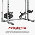 thumbnail image 11 of Sunny Health & Fitness PowerVersa Series All-In-One Strength Training Squat Rack & Bench Power Cage, 11 of 12