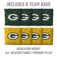 thumbnail image 4 of YouTheFan Green Bay Packers 2'x4' Cornhole Board Set, 4 of 6