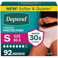 thumbnail image 3 of Depend Fresh Protection Incontinence Underwear for Women, Choose Size, 3 of 7