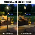 thumbnail image 8 of Westinghouse LED Solar Post Lights 100 Lumens, 2-Pack, 8 of 10