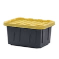thumbnail image 6 of Member's Mark 5 Gallon Heavy-Duty Black and Yellow Storage Tote, 12.3" D x 16.4" W x 8.6" H, 4 pack, 6 of 8
