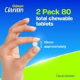 thumbnail image 3 of Claritin Children's Chewable Grape Tablets, 80 ct., 3 of 9