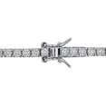 thumbnail image 7 of Lab Created Gemstone & White Sapphire Tennis Bracelet in Sterling Silver, 7 of 7
